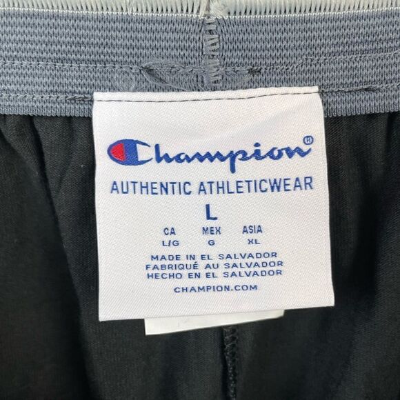 NWT Champion Black Sweatpants Size L - Picture 6 of 7